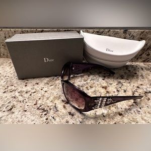 Christian Dior Limited Edition Sunglasses 609J8 Purple Crystal RARE